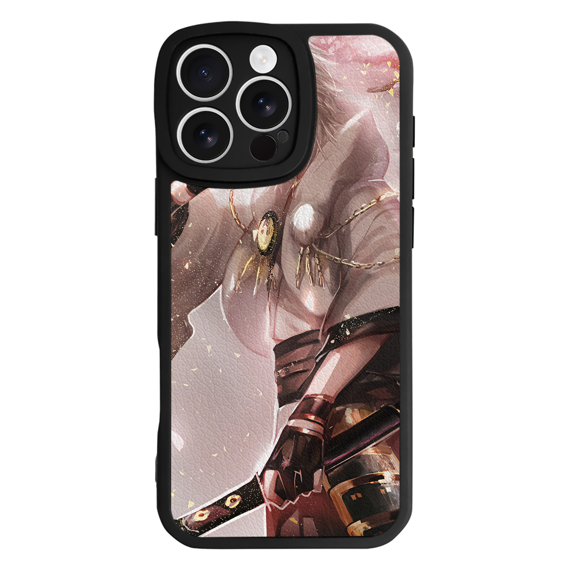 （画像用） 刀剣乱舞 Touken Ranbu 【iPhone 16シリーズ対応】シリコンスマホケース（レザー調） 材質：シリコン